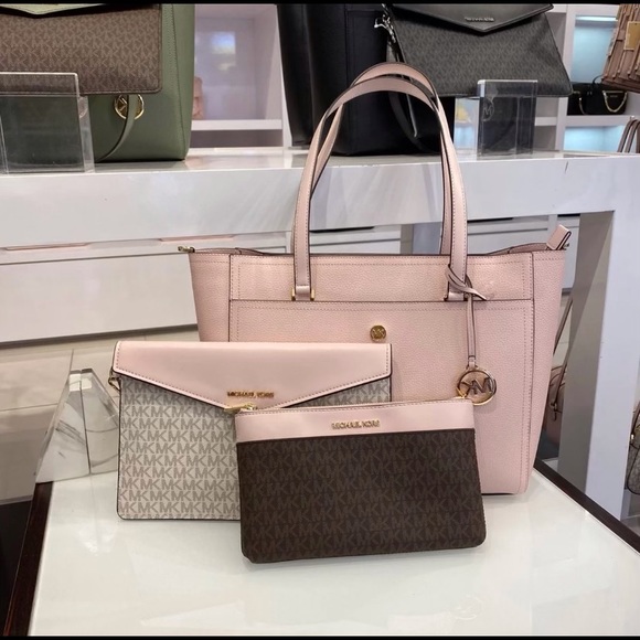 MICHAEL KORS MAISIE Large Leather 3-in 1 Tote Bag - Picture 11 of 16